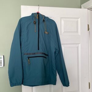 Llbean size medium lined  waterproof pull over